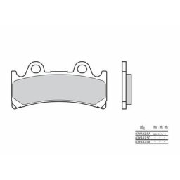 Brembo S.p.A. Plaquettes de frein route métal fritté - 07YA32SA