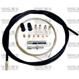 VENHILL Kit câble de gaz universel VEHNILL - extérieur 6mm / 2.35m, taille 259 mm