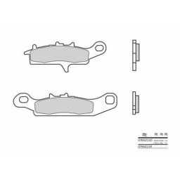 Brembo S.p.A. Plaquettes de frein Off-Road métal fritté - 07KA25SD