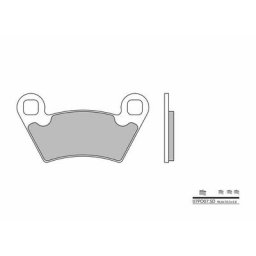 Brembo S.p.A. Plaquettes de frein Off-Road métal fritté - 07PO07SD