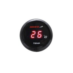KOSO Compteur de température d'eau i-GEAR affichage rouge