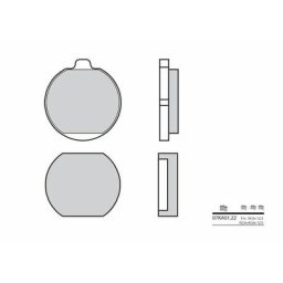 Brembo S.p.A. Plaquettes de frein route carbone céramique - 07KA0122