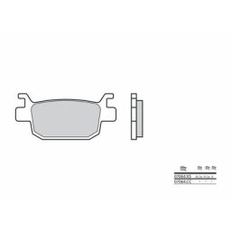 Brembo S.p.A. Plaquettes de frein Scooter métal fritté - 07064XS