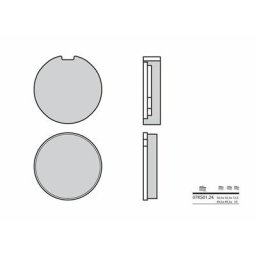 Brembo S.p.A. Plaquettes de frein route carbone céramique - 07KS0124