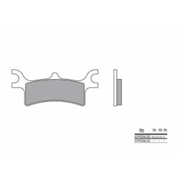 Brembo S.p.A. Plaquettes de frein Off-Road métal fritté - 07PO06SD