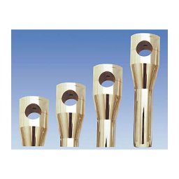 Ritz Alu-Riser Big Bone, poli, 100 mm, 1 pouce, avec guide câble interne, argent