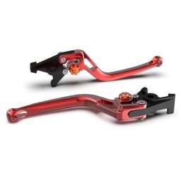 LSL Levier de frein BOW pour Brembo 15/17/19 RCS, R37R, rouge/orange
