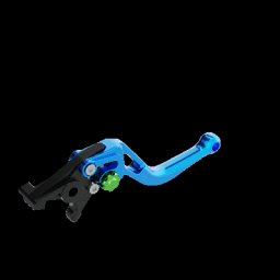 Levier de frein LSL BOW pour Brembo 17/17/19 RCS, R37R, court, bleu/vert