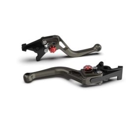 LSL Frein levier BOW pour Brembo 15/17/19 RCS, R37R, court, anthracite/rouge