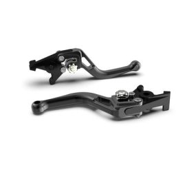 Levier de frein LSL BOW pour Brembo 17/17/19 RCS, R37R, court, noir/argent