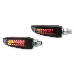HIGHSIDER LED arrière, feux de frein, unité de signal de virage ARC, noir