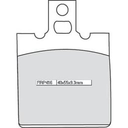FERODO Frein pad FRP 416 Platine
