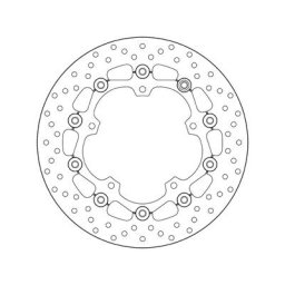 Brembo S.p.A. Disque de frein Oro semi-flottant - 78B40849