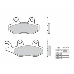 Brembo S.p.A. Plaquettes de frein Off-Road métal fritté - 07SU12SD