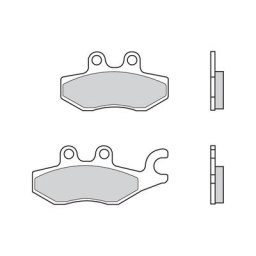 Brembo S.p.A. Plaquettes de frein Scooter métal fritté - 07060XS