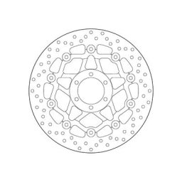 Brembo S.p.A. Disque de frein Oro flottant - 78B408A2