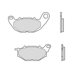 Brembo S.p.A. Plaquettes de frein route métal fritté - 07YA52SA