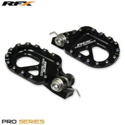 RFX Repose-pieds en aluminium CNC trial Pro (Noir) universel - Gas Gas/Beta/Sherco/Montesa