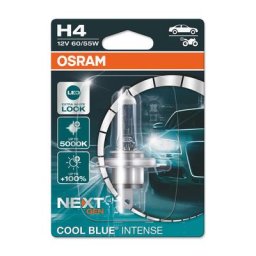 OSRAM Ampoule Cool Blue Intense H4 12V/60/55W - X1, blanc