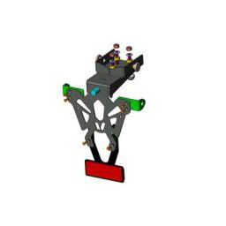 V PARTS Support de plaque noir Yamaha YZF-R1