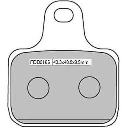 FERODO Sinter Racing Brake Pad FDB 2166 XRAC (4 pads par set)