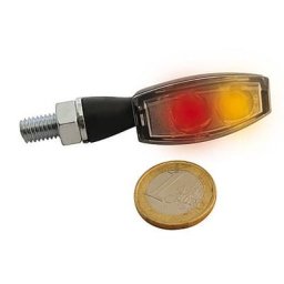 HIGHSIDER LED arrière, feux de frein, unité de signal de virage BLAZE, noir, clair