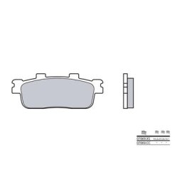 Brembo S.p.A. Plaquettes de frein Scooter métal fritté - 07069XS