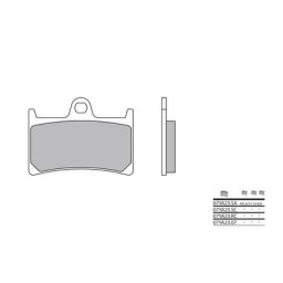 Brembo S.p.A. Plaquettes de frein route métal fritté - 07YA23LA