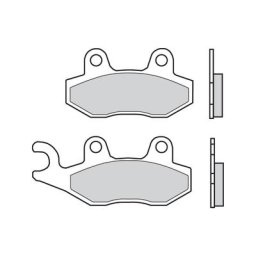 Brembo S.p.A. Plaquettes de frein Scooter métal fritté - 07076XS