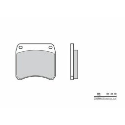 Brembo S.p.A. Plaquettes de frein route carbone céramique - 07GR6610