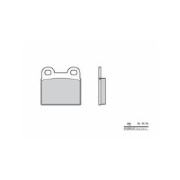 Brembo S.p.A. Plaquettes de frein route carbone céramique - 07GR6007