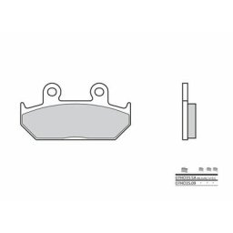 Brembo S.p.A. Plaquettes de frein route métal fritté - 07HO35SA