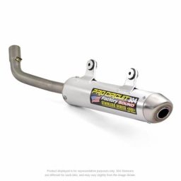 PRO CIRCUIT Silencieux 304 alu brossé/casquette inox Kawasaki KX250