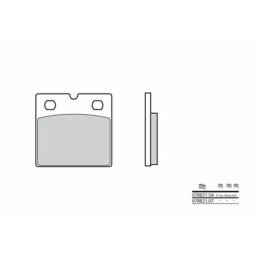 Brembo S.p.A. Plaquettes de frein route carbone céramique - 07BB2107