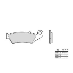 Brembo S.p.A. Plaquettes de frein route métal fritté - 07KA17LA