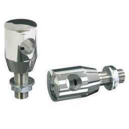 Ritz Alu-Riser Big Bone, poli, 40 mm, 1 pouce, avec guide câble interne, argent