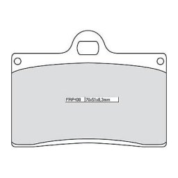 FERODO Frein pad FRP 408 Platine