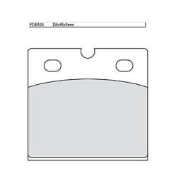FERODO Brake pad FDB 108 Platine