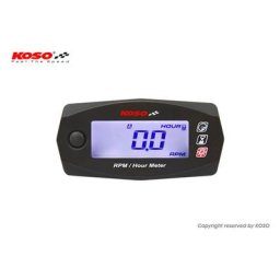KOSO Mini 4 - Compteur de vitesse et de temps d’exploitation, noir