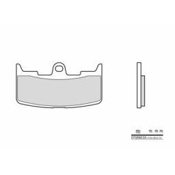 Brembo S.p.A. Plaquettes de frein route métal fritté - 07GR68SA