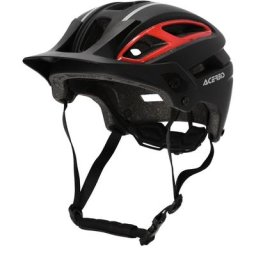 Acerbis Doublep Casque de VTT, noir-rouge, taille S M 52 58