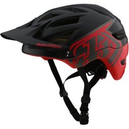 Troy Lee Designs A1 Classic Casque de vélo, noir-rouge, taille XS S