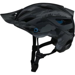 Troy Lee Designs A3 MIPS Brushed Camo Casque de vélo, noir-gris-bleu, taille M L
