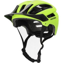 Acerbis Doublep Casque de VTT, noir-jaune, taille L XL