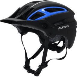 Acerbis Doublep Casque de VTT, noir-bleu, taille L XL