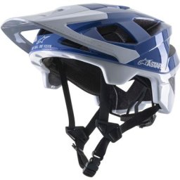 Alpinestars Vector Pro A1 Casque de vélo, gris-bleu, taille M