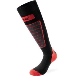 Lenz 1.0 Skiing Chaussettes, noir-gris-rouge, taille 39 40 41