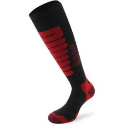 Lenz Skiing 3.0 Chaussettes, noir-gris-rouge, taille 42 43 44