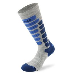 Lenz Skiing 2.0 Chaussettes pour enfants, gris-bleu, taille 31 32 33 34 pour Des gamins