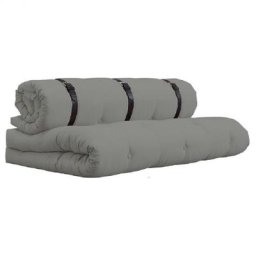Canape futon standard convertible BUCKLE-UP SOFA couleur gris